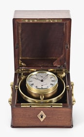 A mid 19th century two day marine chronometer by Joseph Thaddaus Winnerl