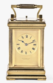 A good late 19th century French five minute repeating carriage clock