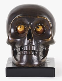 Oswald Uhrenfabrik Skull rotating eye timepiece