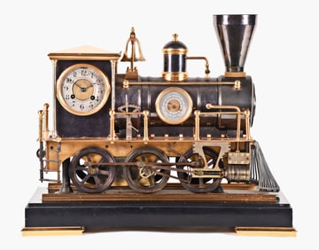 A rare late 19th century French Industrial locomotive form compendium
