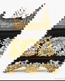 A good mid 19th century French mantel clock with rocking ship automata by Cailly & Eude (1 of 7)