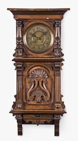 A Lenzkirch Symphonion hanging musical clock