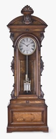 An Ansonia Clock Co. monumental standing Regulator No. 11