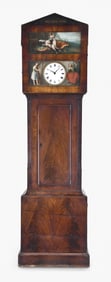 A large mid 19th century Black Forest longcase organ clock