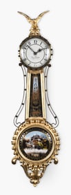 An Elmer Stennes girandole clock