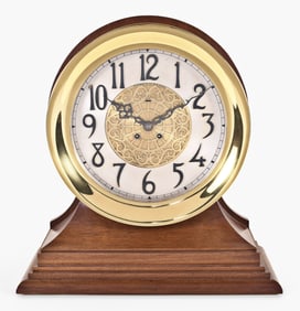 A rare Chelsea Commander mantel clock with 12 inch Special Grand dial for Tiffany & Co.