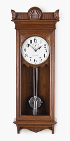 A Seth Thomas Clock Co. Regulator No 9 hanging clock
