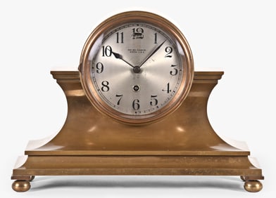 Chelsea Clock Co. Tambour No. 1 brass mantel clock