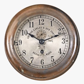 A Chelsea Clock Co. lever movement marine clock
