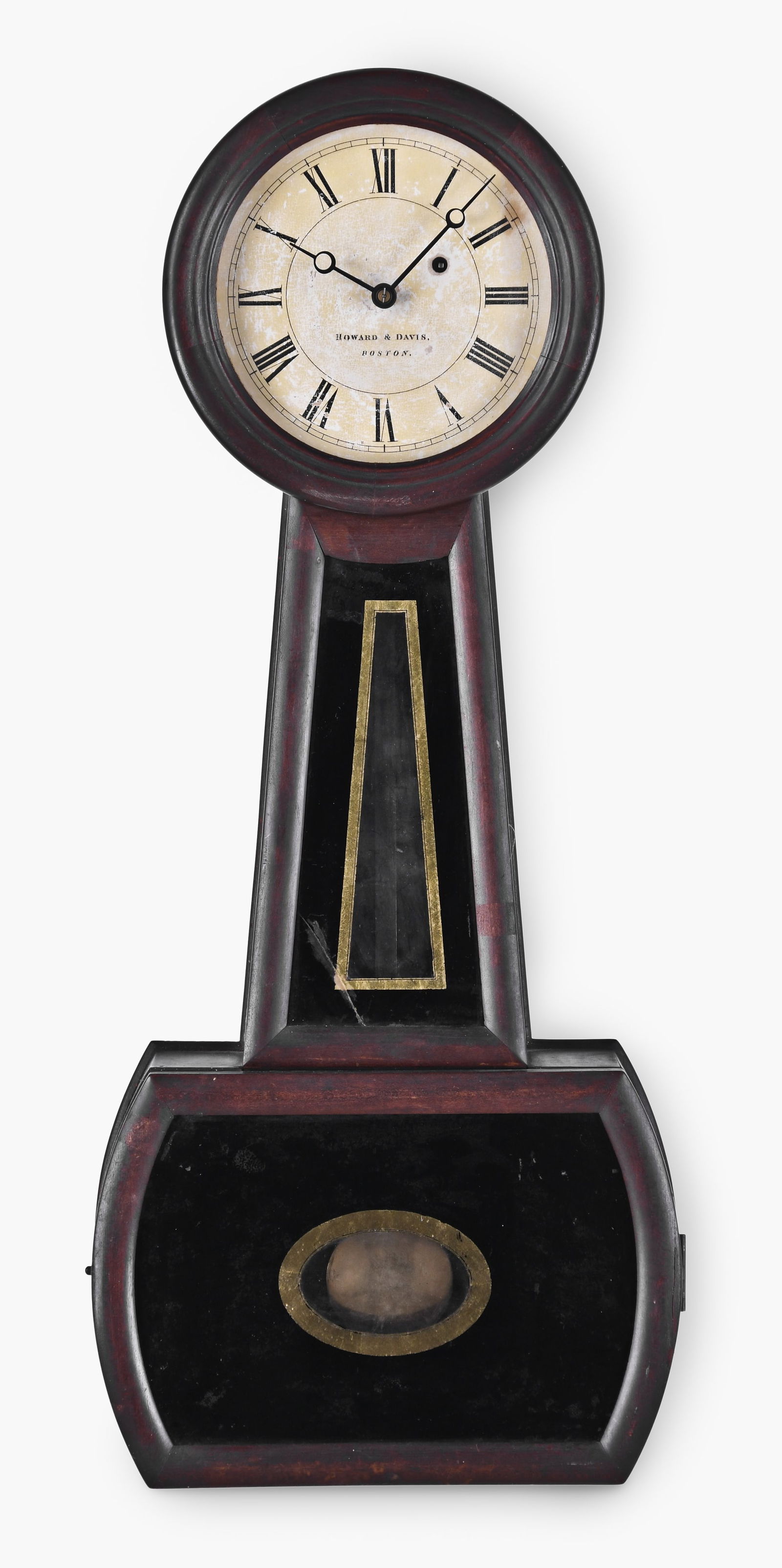 Howard & Davis, Boston, Mass., "No. 4 Regulator" banjo clock (1 of 6)