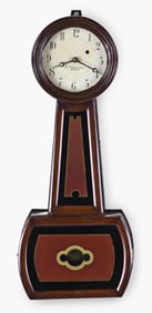 An E. Howard & Co. No. 5 Regulator banjo hanging clock