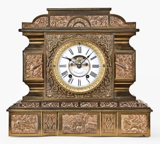 An unusual New Haven Clock Co. No. 26 mantel clock