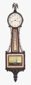 A Waltham Clock Co. banjo clock