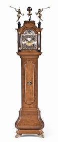 Warmink miniature dutch style reproduction tall case clock