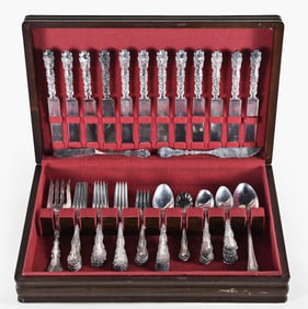 A lot of sterling silver flatware, including some in the Waverly pattern