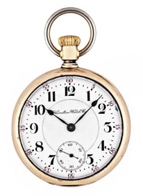 An early 20th century gold Hamilton 940 pocket watch