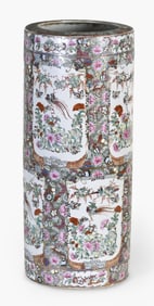 A Japanese Moriage umbrella stand