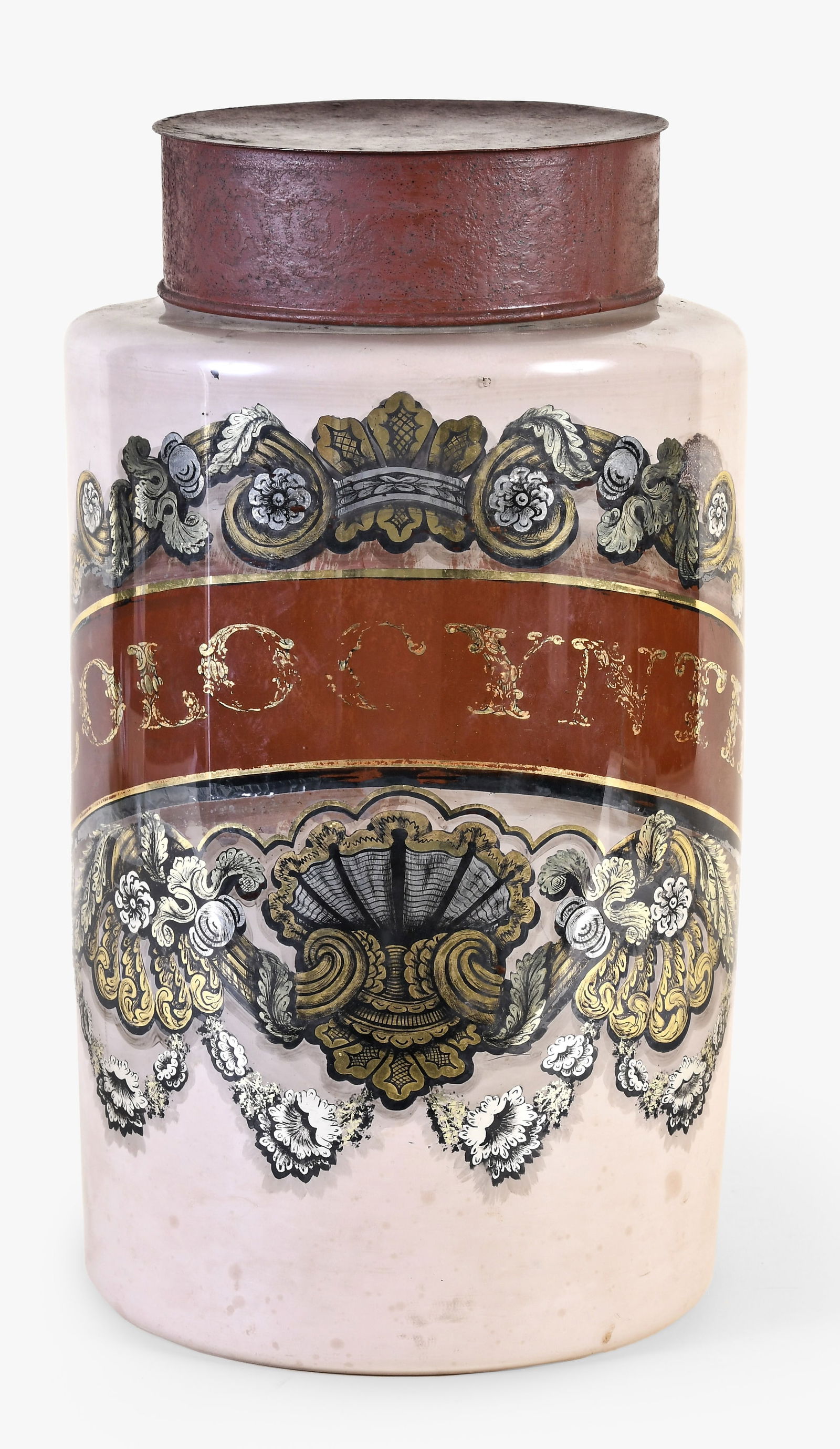 A very large and decorative late 19th century English display window apothecary jar (1 of 5)