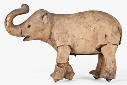 A late 19th - early 20th century elephant automaton by Roullet & Decamps