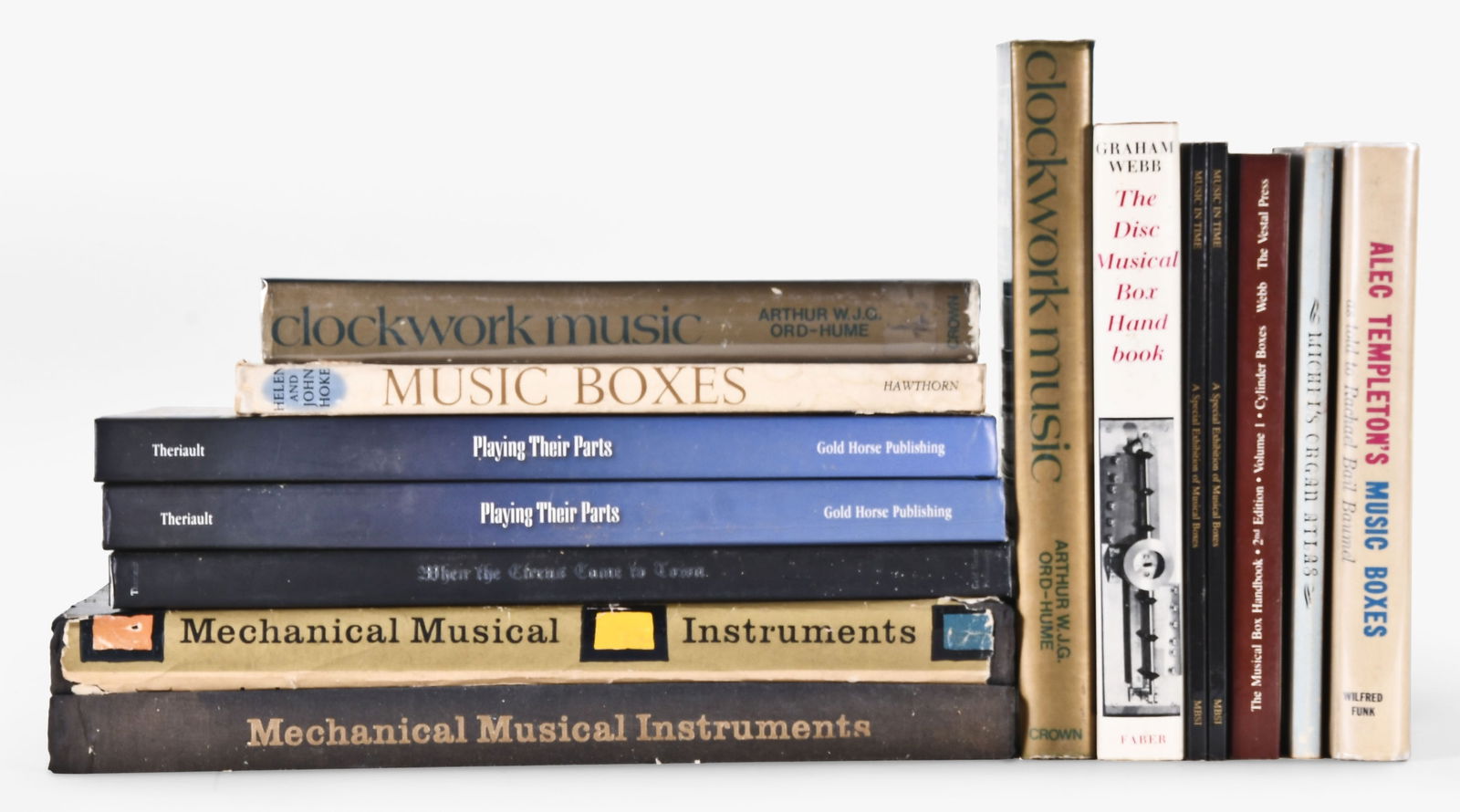 A collection of reference books on mechanical music (1 of 6)