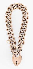 A 20th century English 9 karat gold bracelet