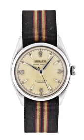 A mid 20th century Rolex ref. 6084 wrist watch with box and chronometer certificate