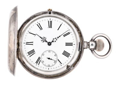A late 19th century Swiss five minute repeating pocket watch