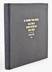 Proctor, THE FREDRICK TOWNE PROCTOR COLLECTION OF ANTIQUE WATCHES AND TABLE CLOCKS.