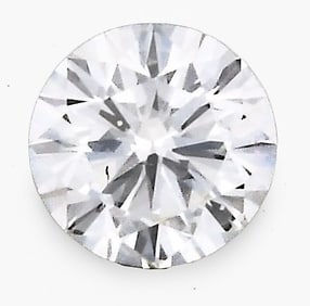 A loose round brilliant cut diamond weighing 1.54 carats