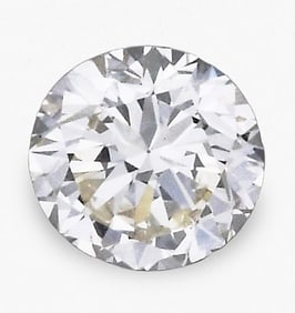 A loose round brilliant cut diamond weighing 1.69 carats