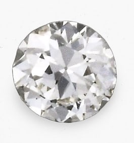 A loose round brilliant cut diamond weighing 1.03 carats