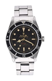 A mid 20th century Rolex ref. 6536/1 James Bond red depth Submariner wrist watch