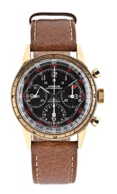 A mid 20th century Jardur ref. 960 pilot's Bezelmeter wrist chronograph wrist watch
