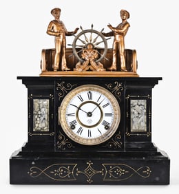 An Ansonia Clock Co. Mechanical mantel clock
