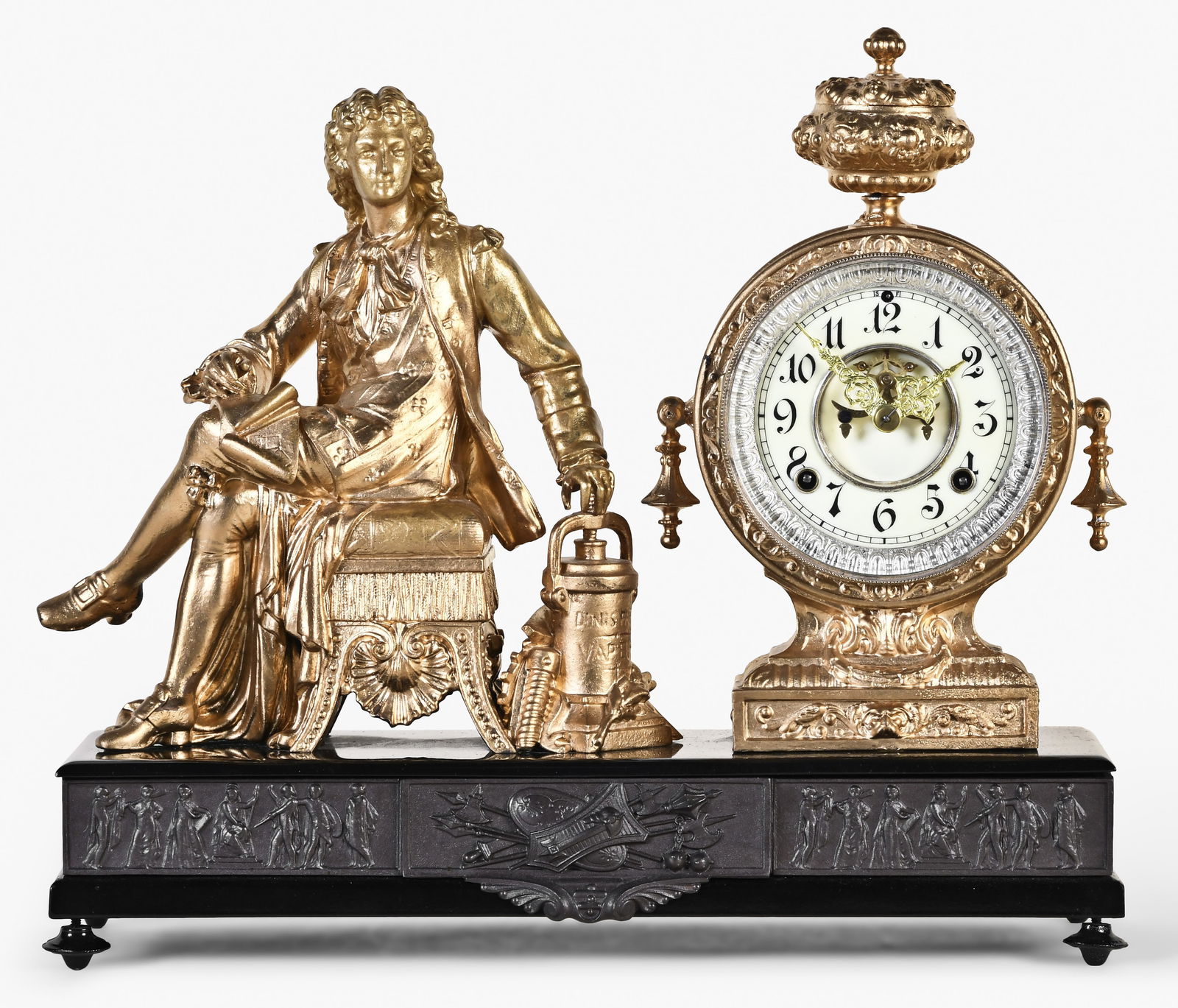 An Ansonia Denis Papin mantel clock (1 of 6)