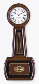 A reissue of the E. Howard & Co. No. 5 Regulator banjo clock