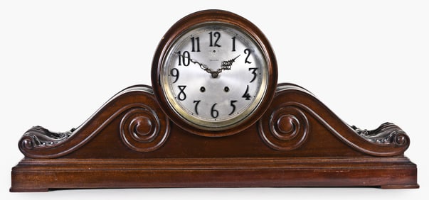 A Seth Thomas Tambour mantel clock