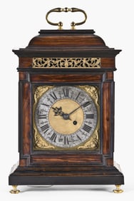 An early 18th century Italian table or bracket clock with 6 hour repeating signed Abram Chauane Roma