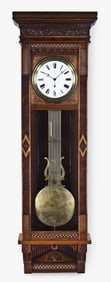 A Waterbury Clock Co. Regulator No. 7 hanging clock