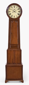 An English standing tavern or grandmother clock