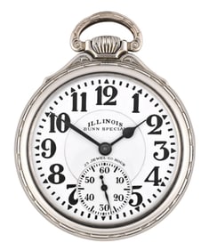 An Illinois 23 jewel 60 hour type III Bunn Special