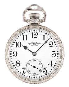 An early 20th century Ball Hamilton Official Standard pocket watch