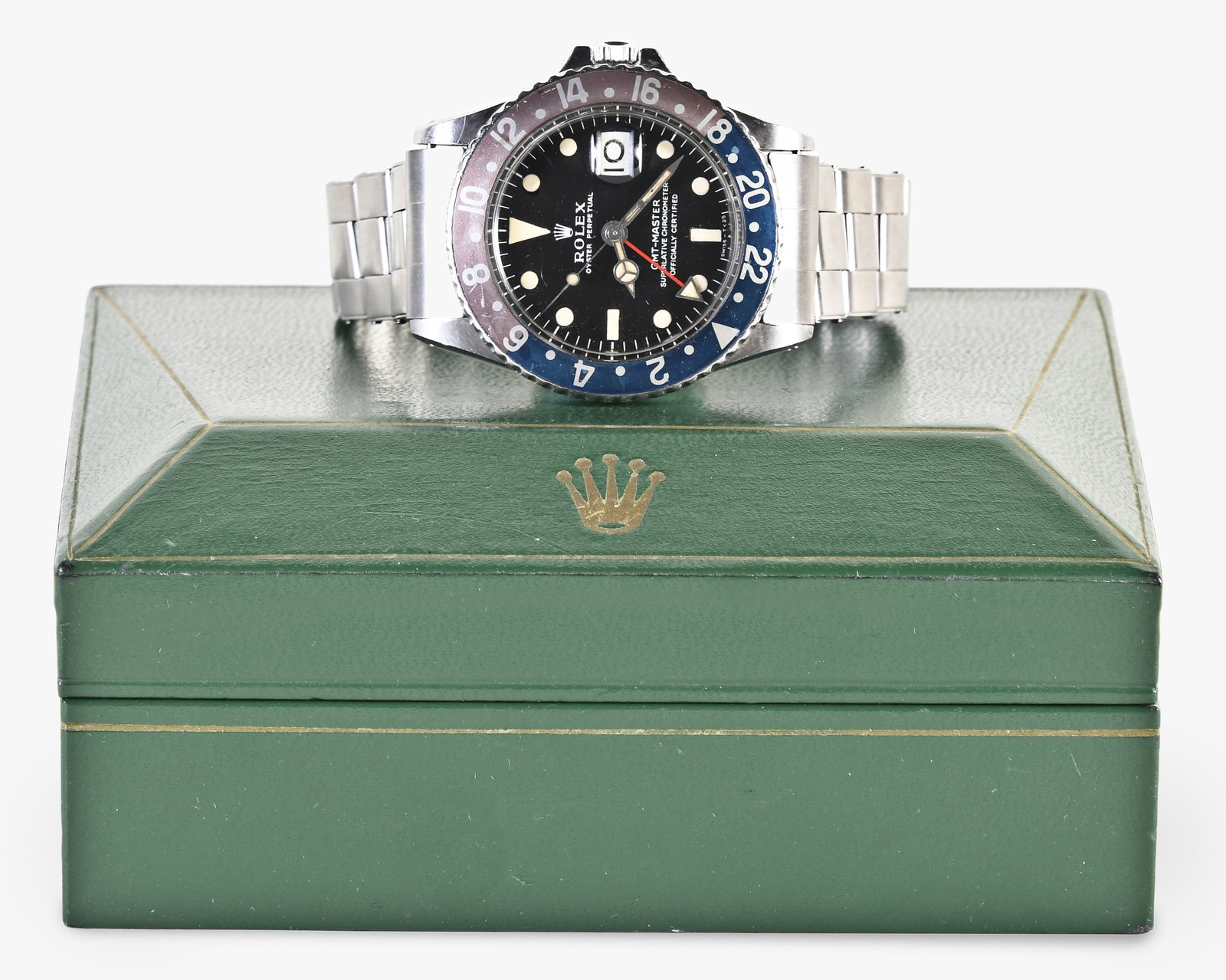 A good mid 20th century Rolex ref. 1675 GMT Master wrist watch with boxes and papers (1 of 11)
