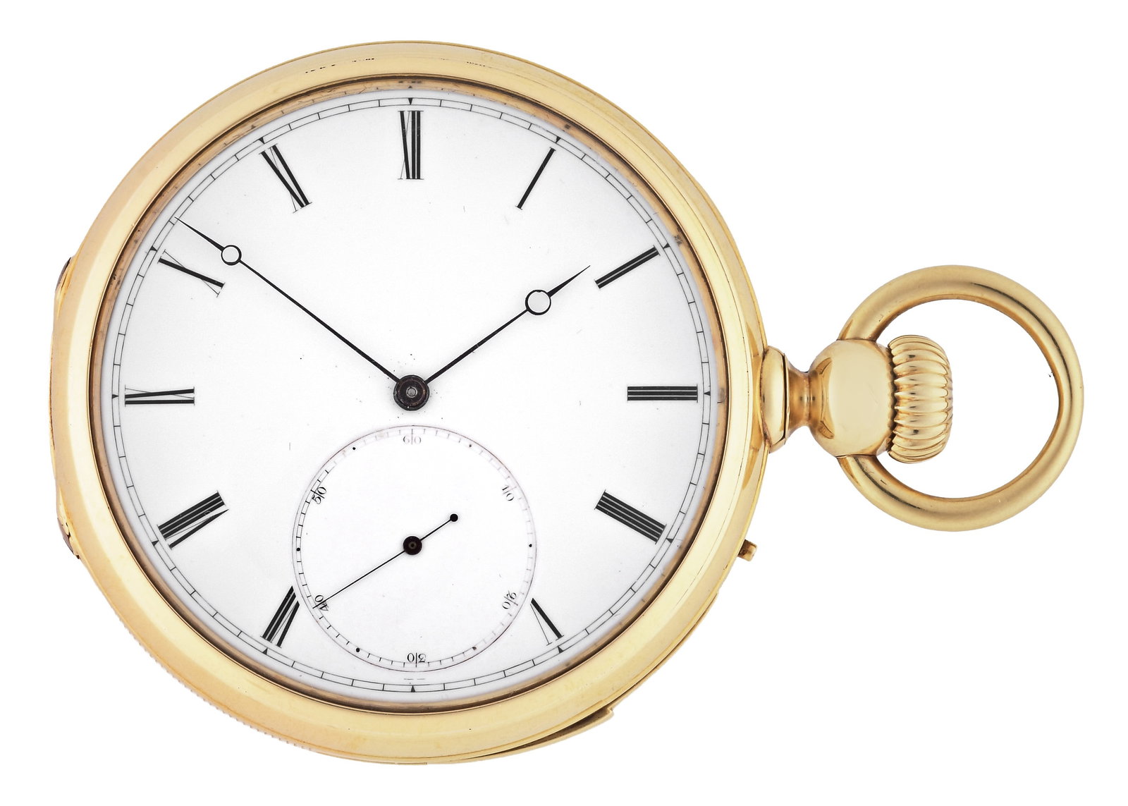 A good mid 19th century quarter repeating pocket chronometer signed Jules Jurgensen (1 of 6)