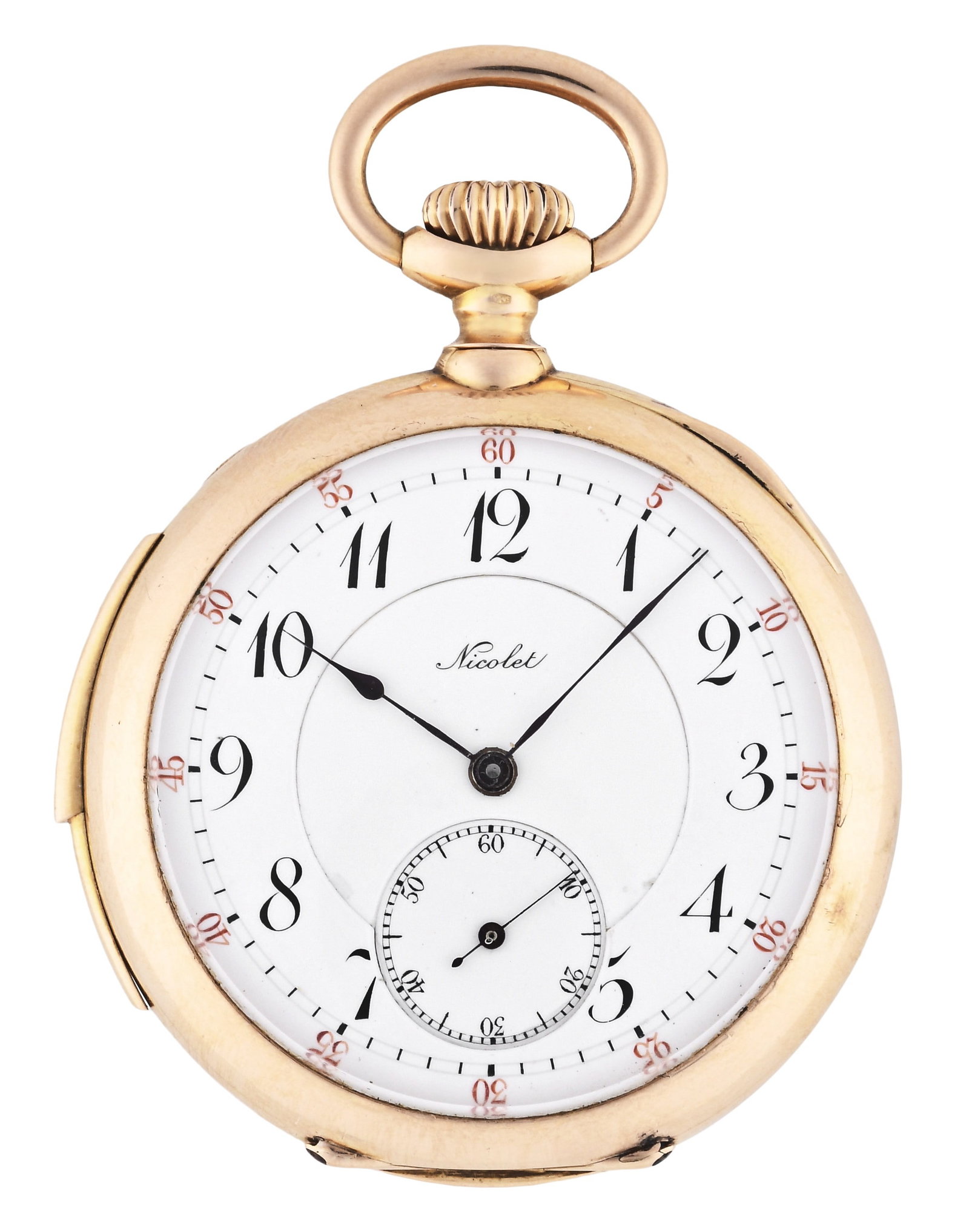 A good early 20th century Nicolet minute repeating gold pocket watch owned by Grenville Clark (1 of 6)