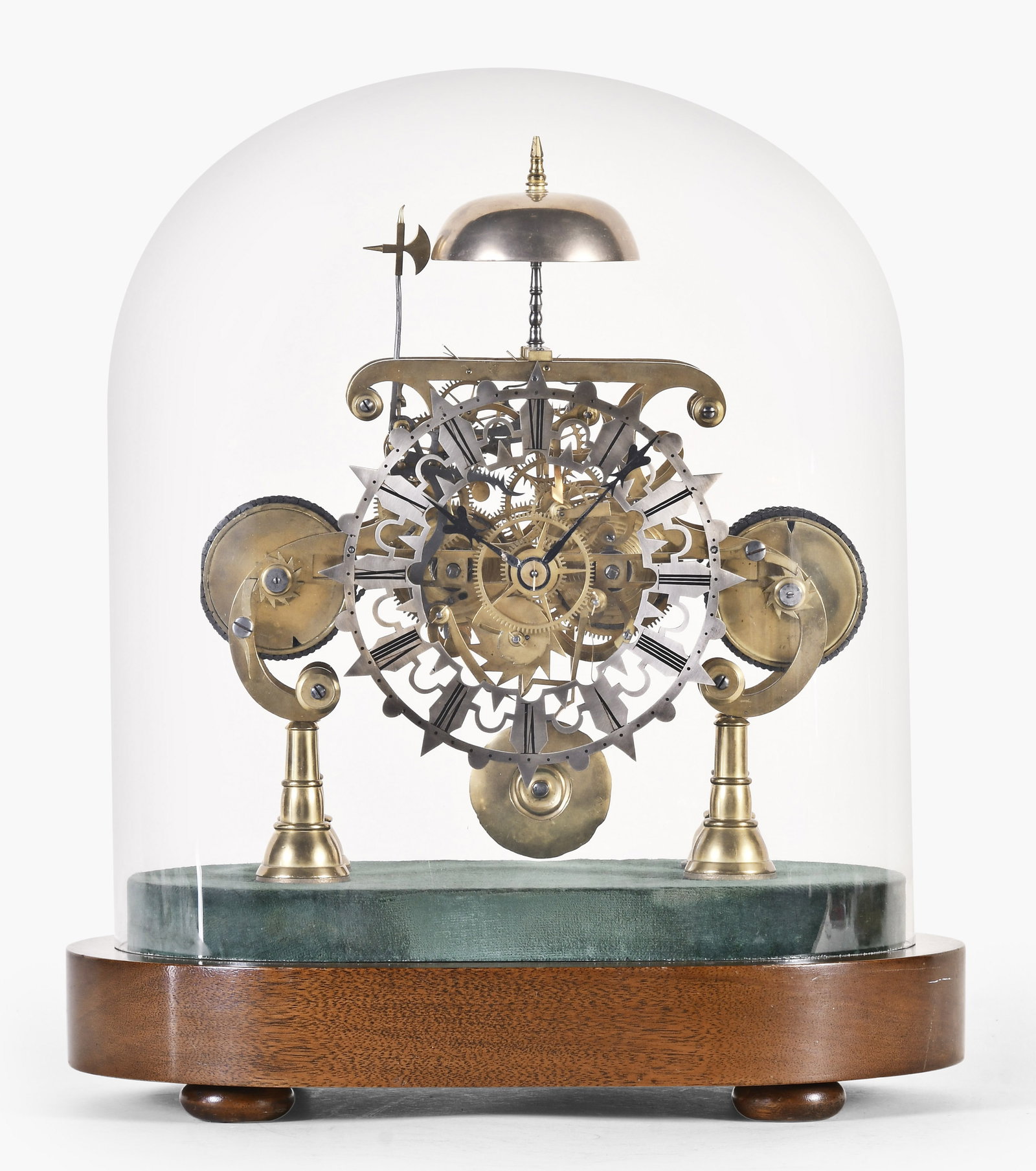 A very unusual mid 19th century English striking skeleton clock (1 of 7)