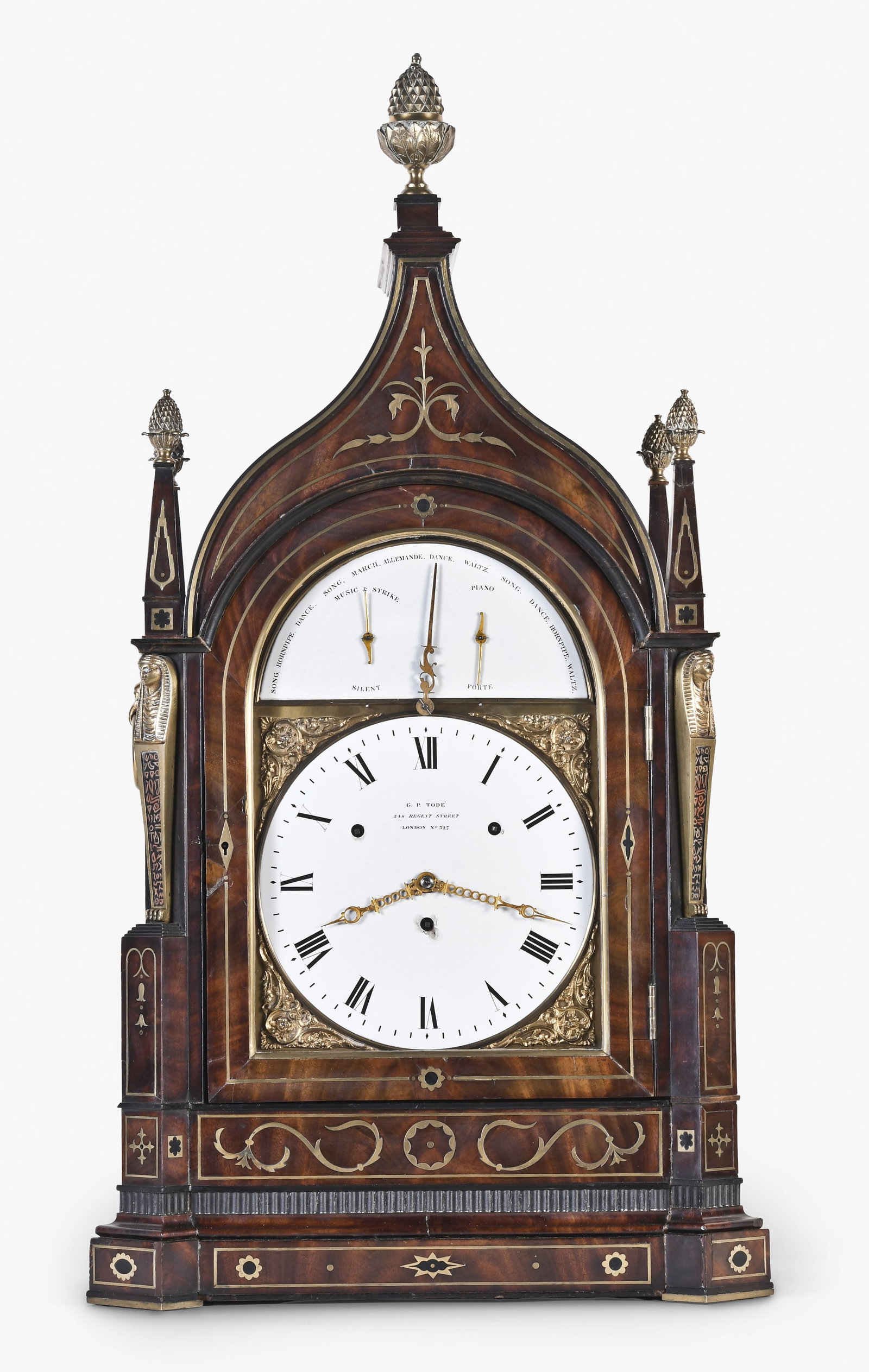 A monumental early 19th century musical table clock signed G.P. Tode (1 of 12)