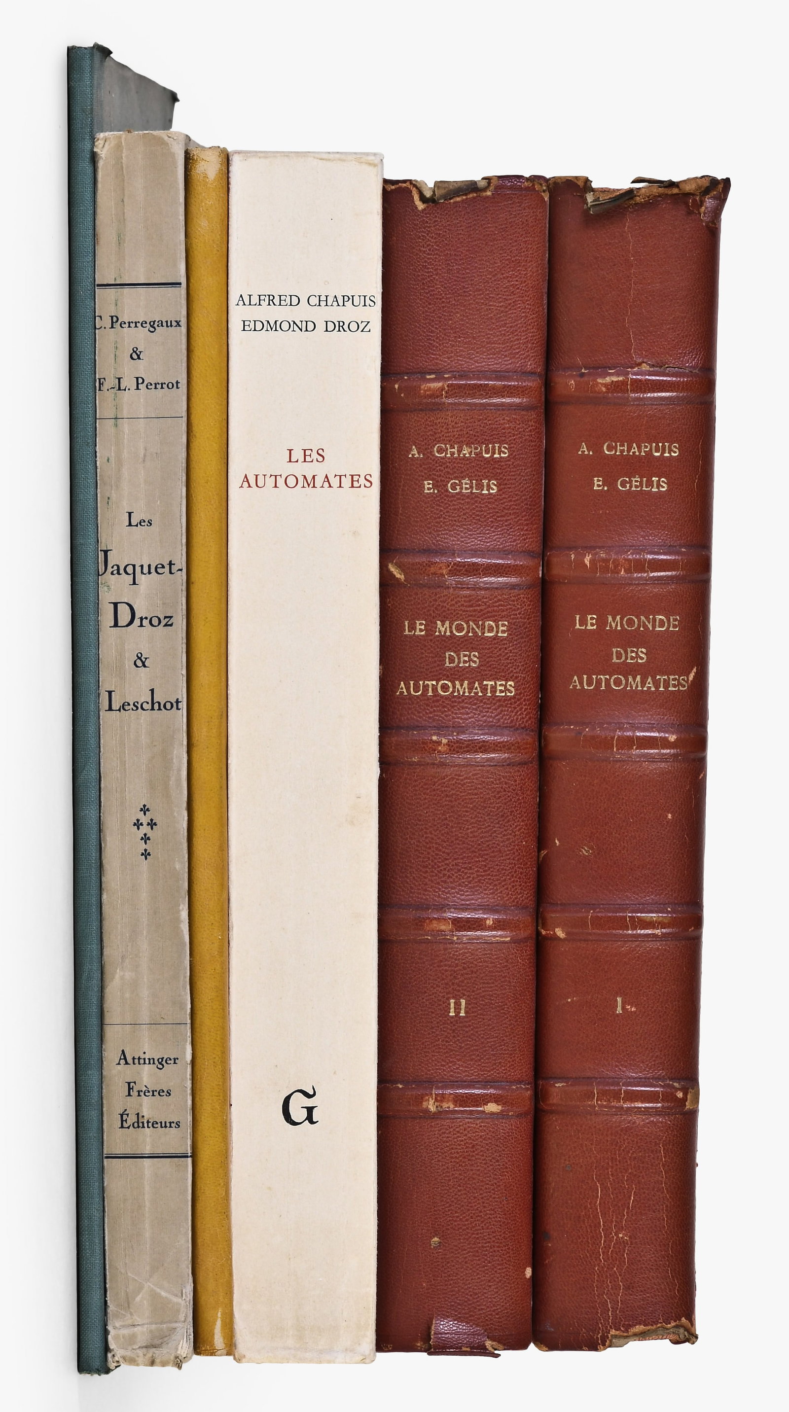 A lot of six 20th century books on automata including Le Monde Des Automates (1 of 6)