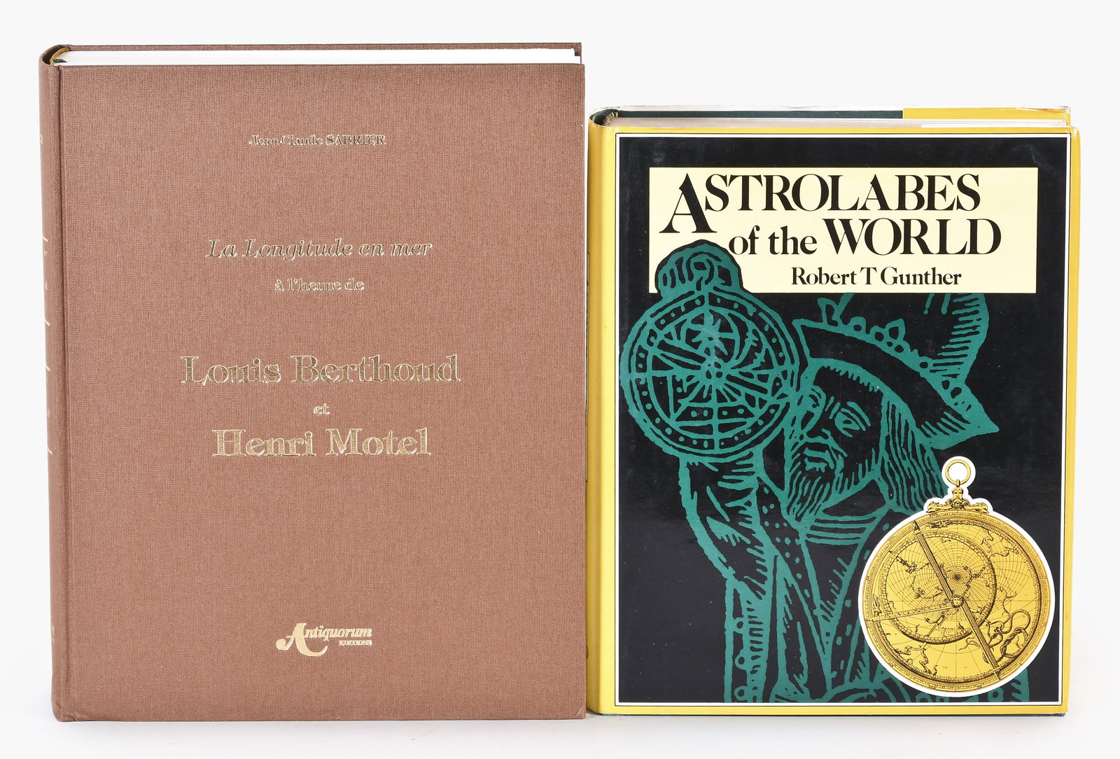 A lot of two 20th century references on astrolabes and on Berthoud and Motel (1 of 9)