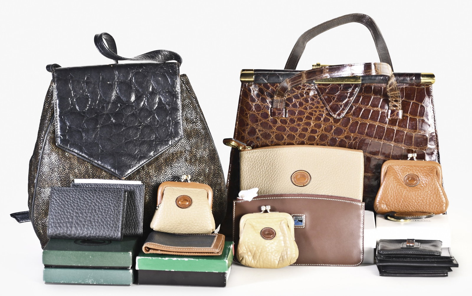 A lot of bags and wallets by Dooney & Bourke, Vassar and Sondra Roberts (1 of 2)